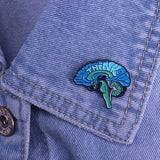 Enamel Brain Pin